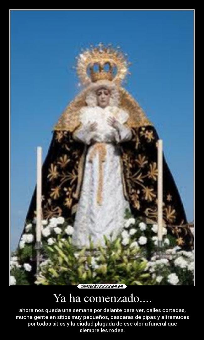 Ya ha comenzado.... -