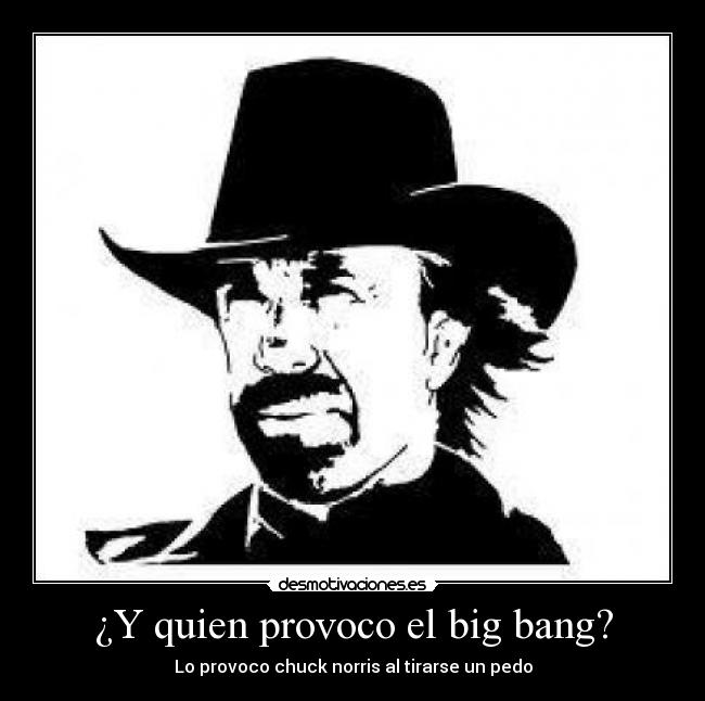 ¿Y quien provoco el big bang? - 