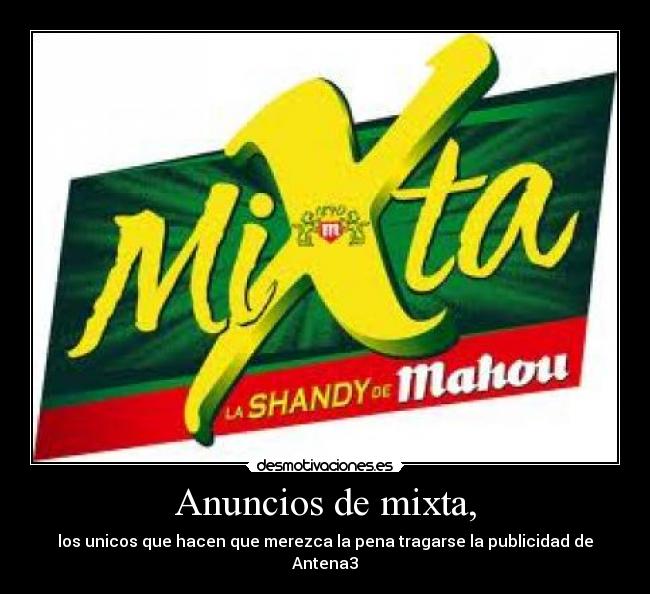 Anuncios de mixta, - 