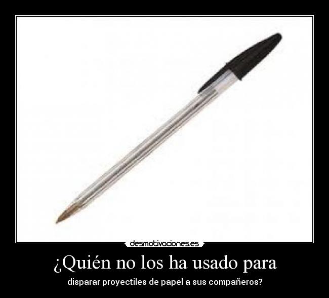 carteles boligrafos bic desmotivaciones