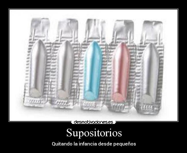 Supositorios -