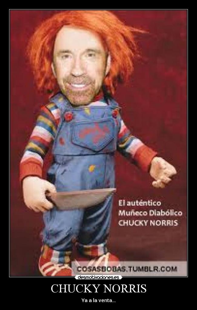 CHUCKY NORRIS - Ya a la venta...