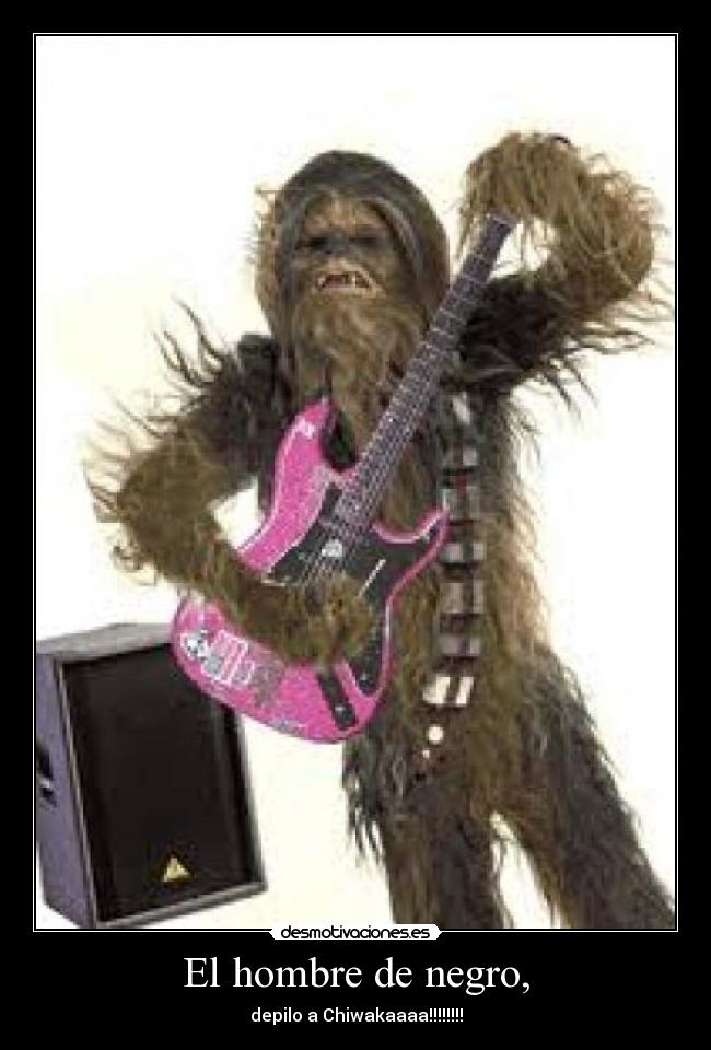 El hombre de negro, -