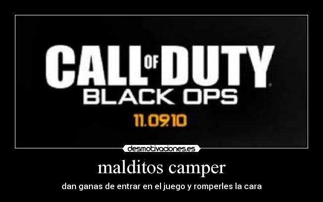 malditos camper - dan ganas de entrar en el juego y romperles la cara