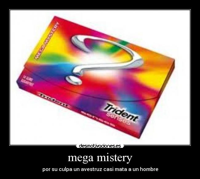 mega mistery - por su culpa un avestruz casi mata a un hombre