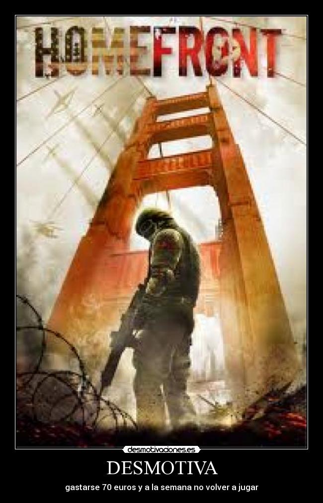 DESMOTIVA - gastarse 70 euros y a la semana no volver a jugar