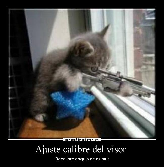 carteles sniper cat desmotivaciones