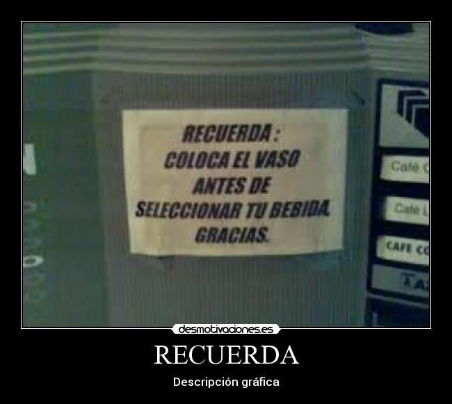 RECUERDA - Descripción gráfica