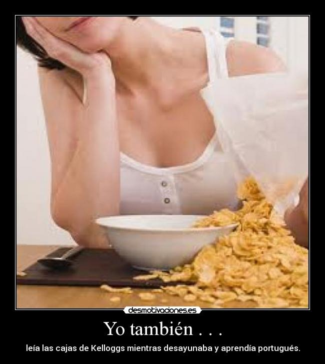 Yo también . . . - 