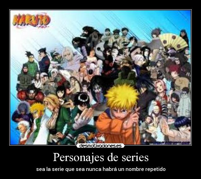 Personajes de series -