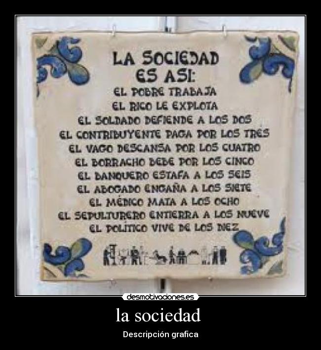 la sociedad -