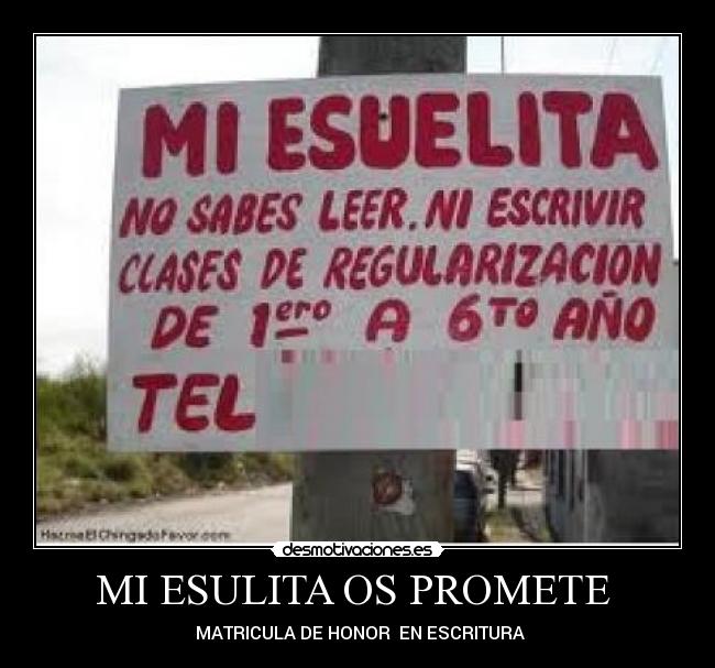 MI ESULITA OS PROMETE  - 