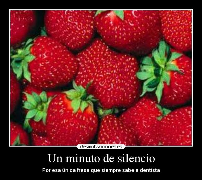 Un minuto de silencio -