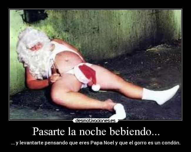 carteles papa noel desmotivaciones