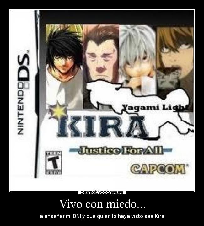 carteles miedo death note desmotivaciones