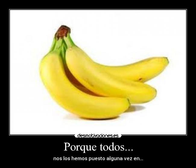 Porque todos... - nos los hemos puesto alguna vez en...