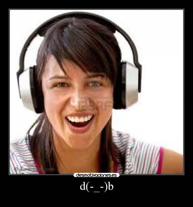 d(-_-)b -