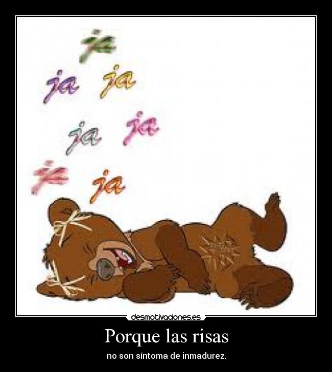 Porque las risas -