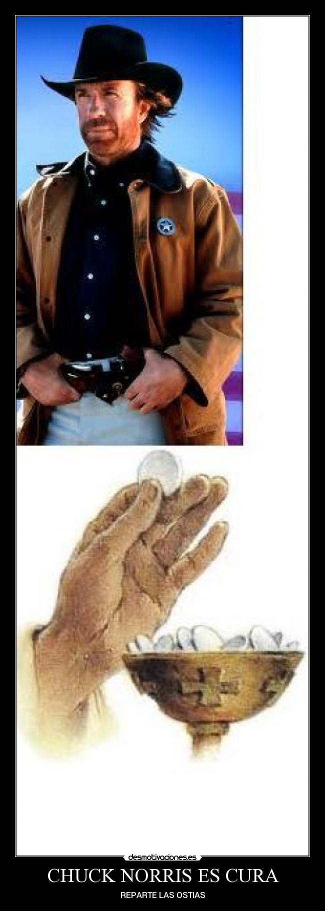 CHUCK NORRIS ES CURA - REPARTE LAS OSTIAS