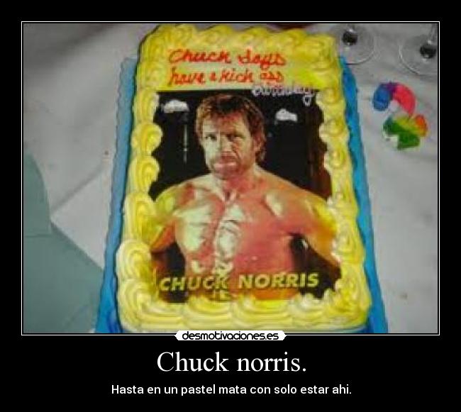 Chuck norris. -