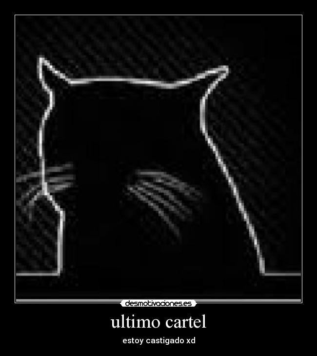 ultimo cartel - estoy castigado xd
