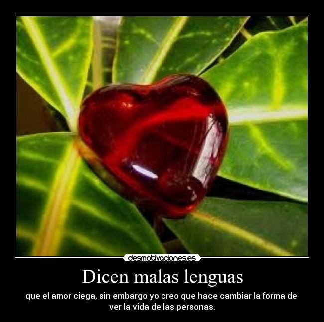 Dicen malas lenguas -