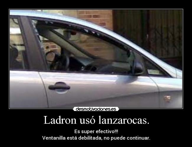 Ladron usó lanzarocas. -