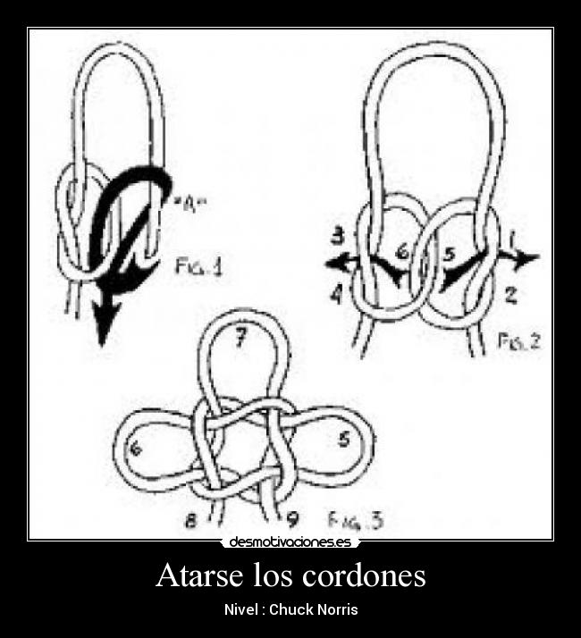 Atarse los cordones -