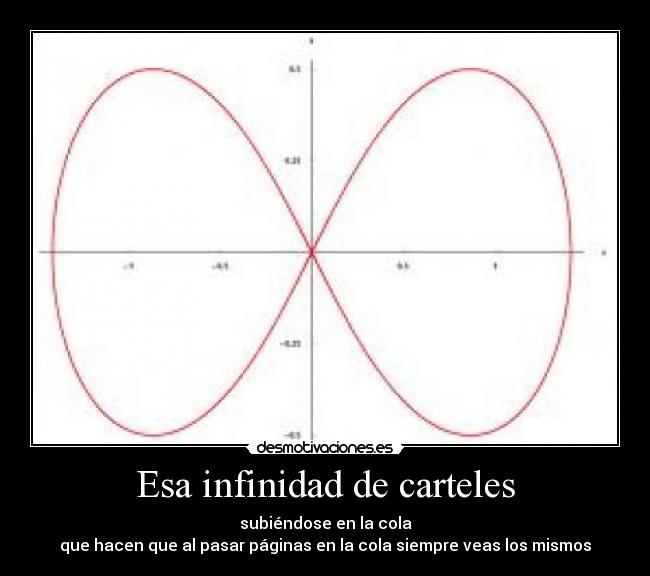 Esa infinidad de carteles -