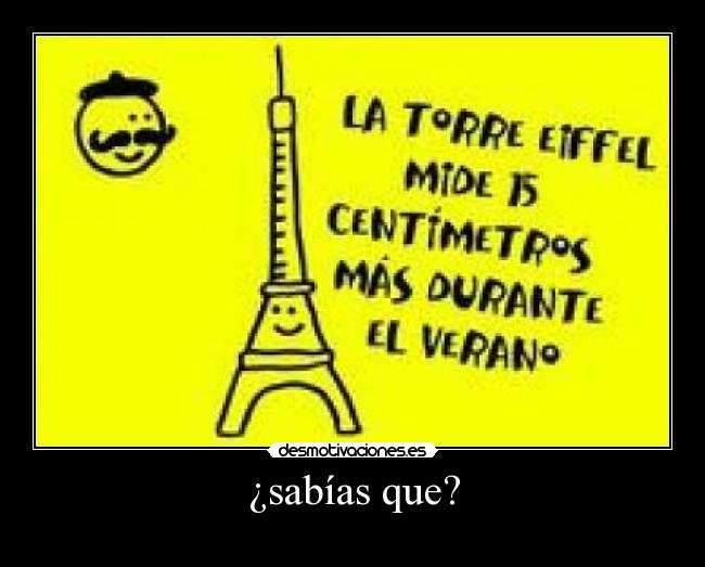 ¿sabías que? -