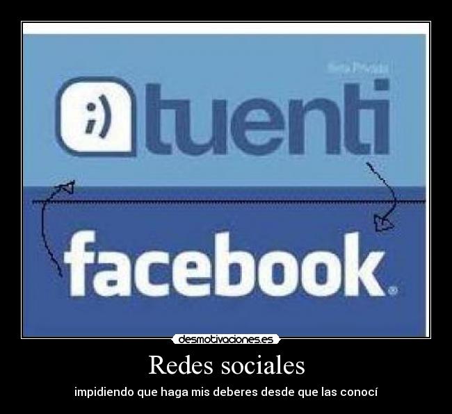Redes sociales - impidiendo que haga mis deberes desde que las conocí