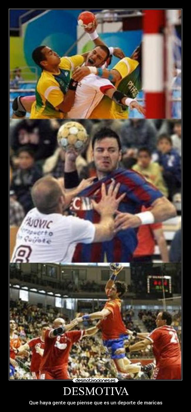 DESMOTIVA - Que haya gente que piense que es un deporte de maricas