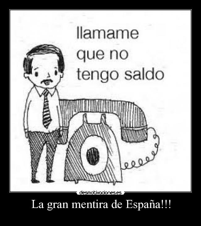 La gran mentira de España!!! -