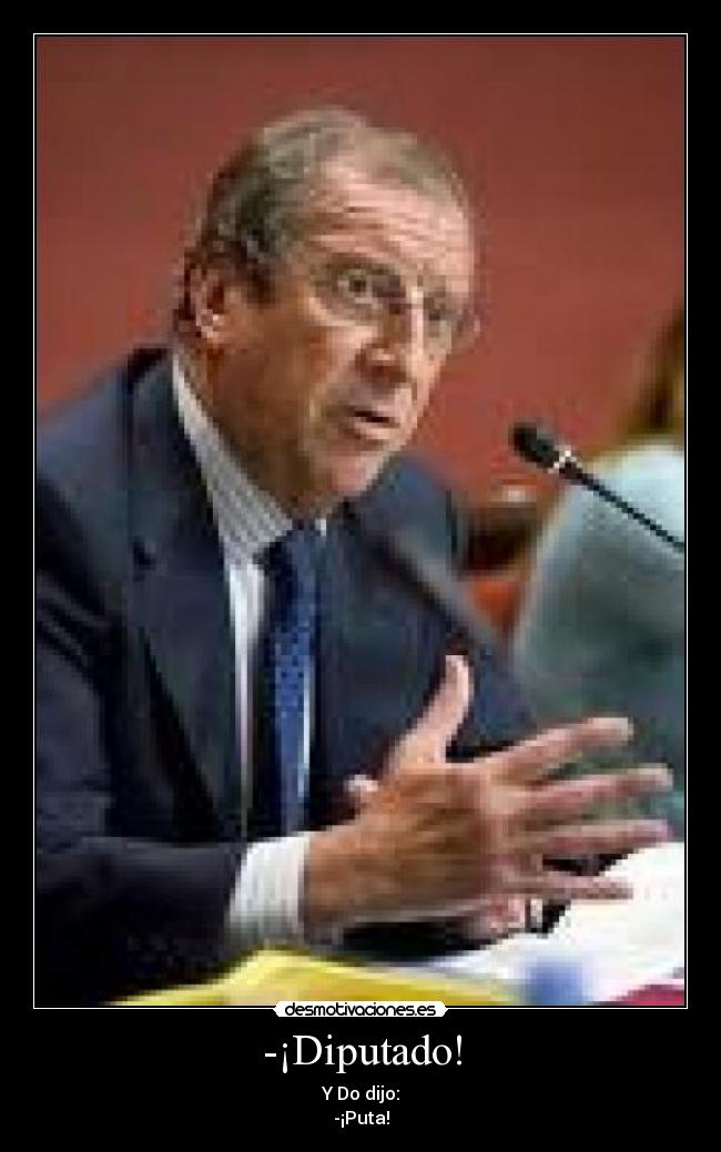 -¡Diputado! -