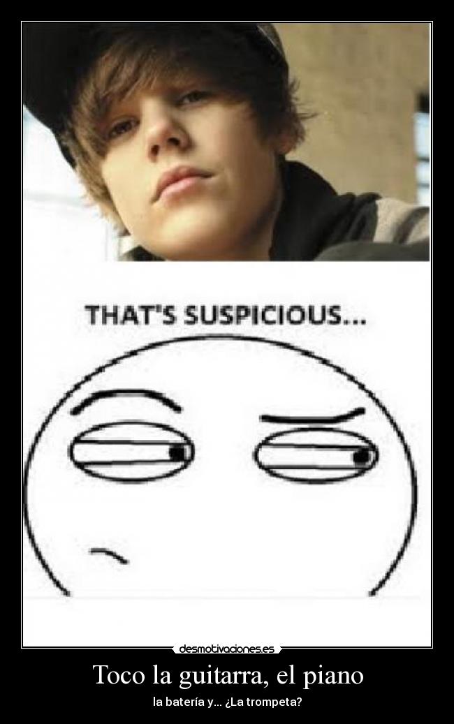 Toco la guitarra, el piano -