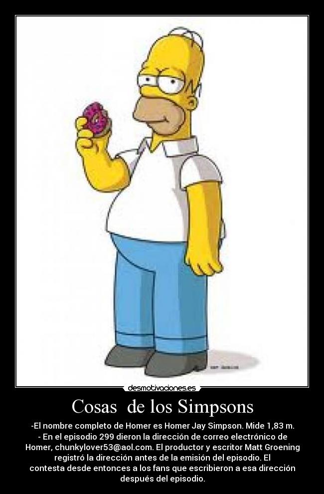 Cosas  de los Simpsons - 