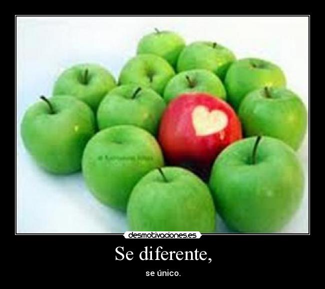 carteles diferente unico desmotivaciones