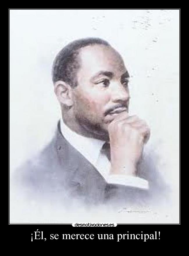 ¡Él, se merece una principal! -