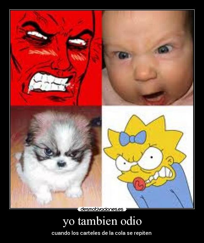 yo tambien odio -
