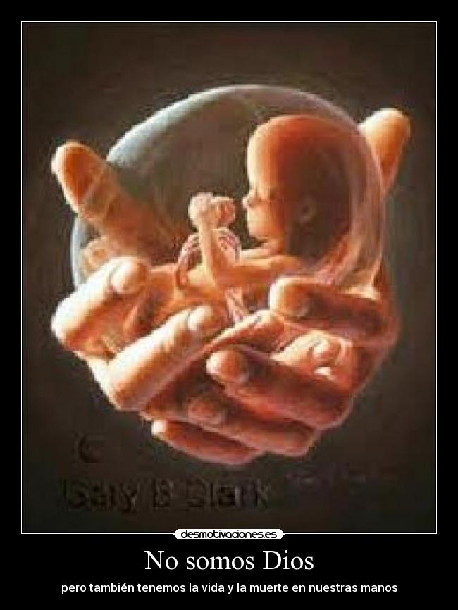 No somos Dios -