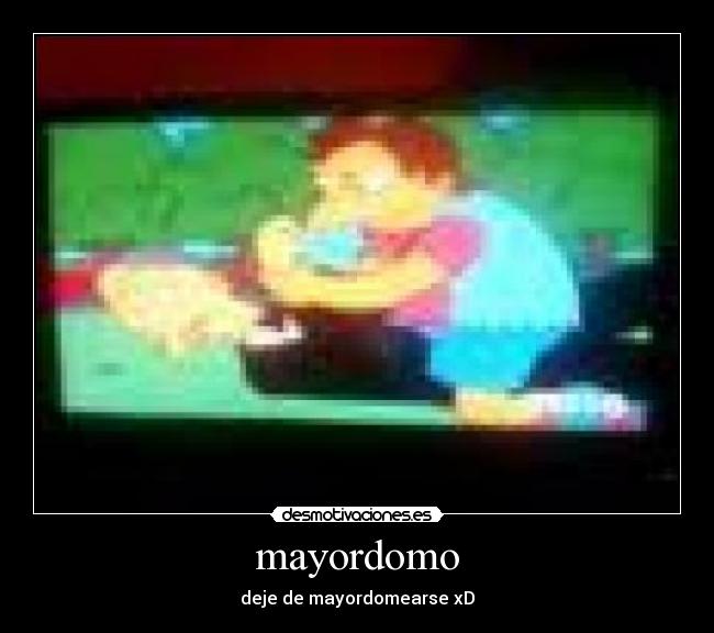 mayordomo -