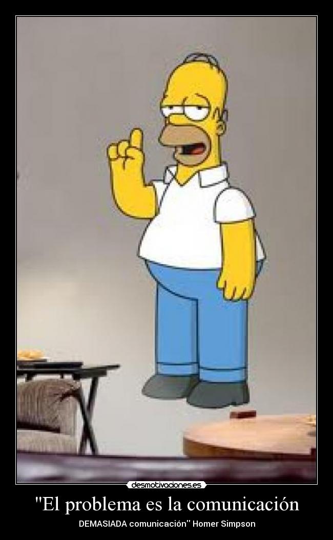 El problema es la comunicación -