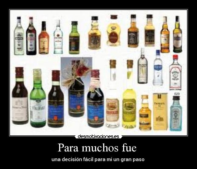 Para muchos fue - una decisión fácil para mi un gran paso