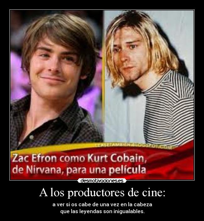 A los productores de cine: -