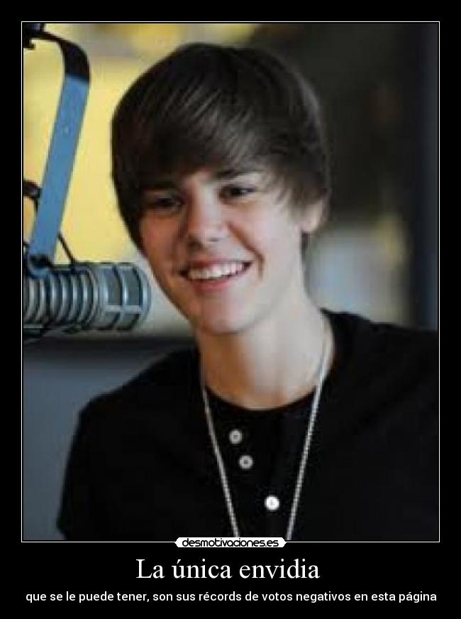 La única envidia - que se le puede tener, son sus récords de votos negativos en esta página