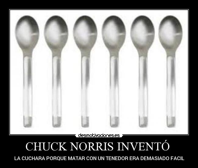 CHUCK NORRIS INVENTÓ -