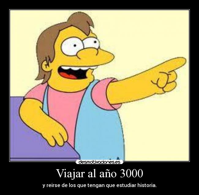 Viajar al año 3000 -