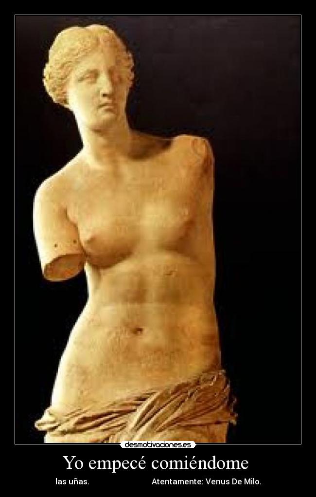 Yo empecé comiéndome -