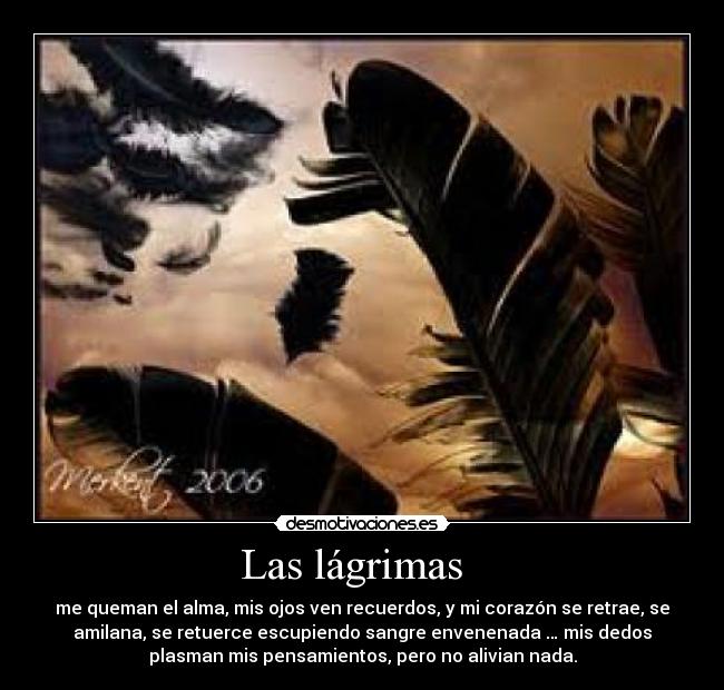 Las lágrimas -