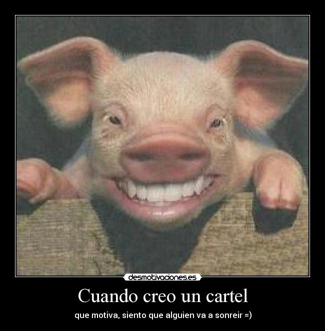 Cuando creo un cartel -